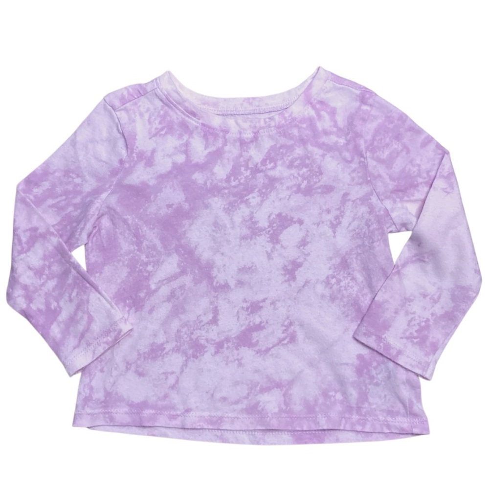 Old Navy 18-24m purple tie dye long sleeve shirt